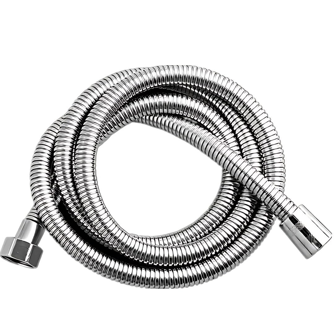 Manguera de Ducha,Flexo Ducha Manguera de ducha de acero inoxidable, manguera de ducha de baño larga, extensión de manguera de agua, tubería de plomería, tubo de cabezal de ducha, accesorio de baño(Bl