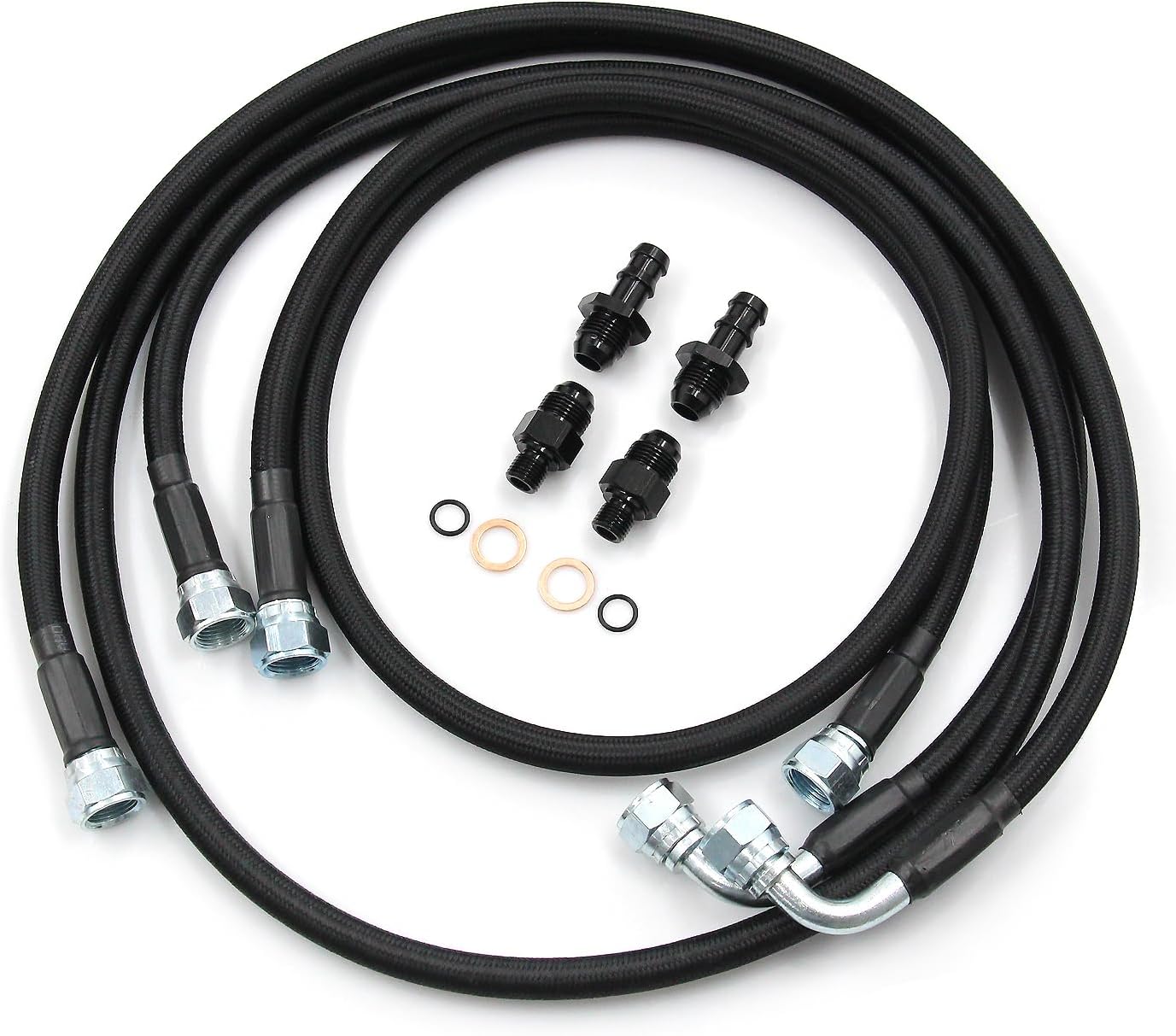 Goldzhi Transmission Cooler Hoses Lines Kit for 20032007