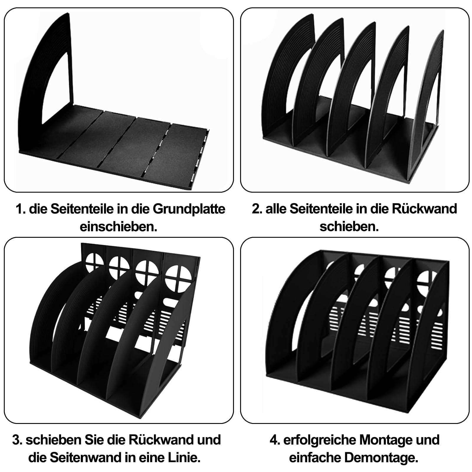 Organiseur Fichiers Rose Organiseur De Bureau Métal SUPTIDY - 5 Compartiments Verticaux - Porte-Revues Rose - 31x41.2x31.5cm Organiseur Documents
