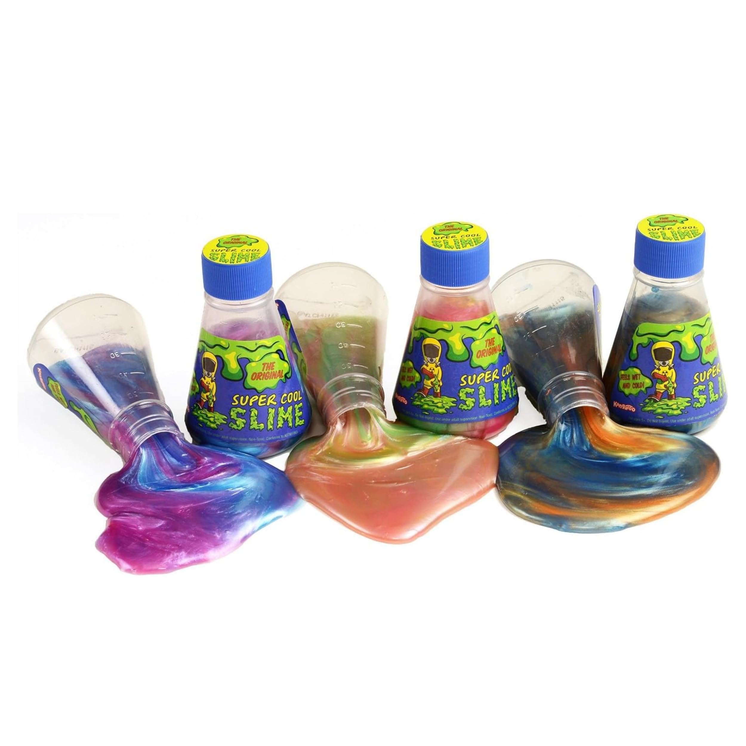 Original Slime - Pack of 3 Cool Holographic Slimes for Birthday Parties, Stocking Stuffers and Events for Kids, Girls and Boys