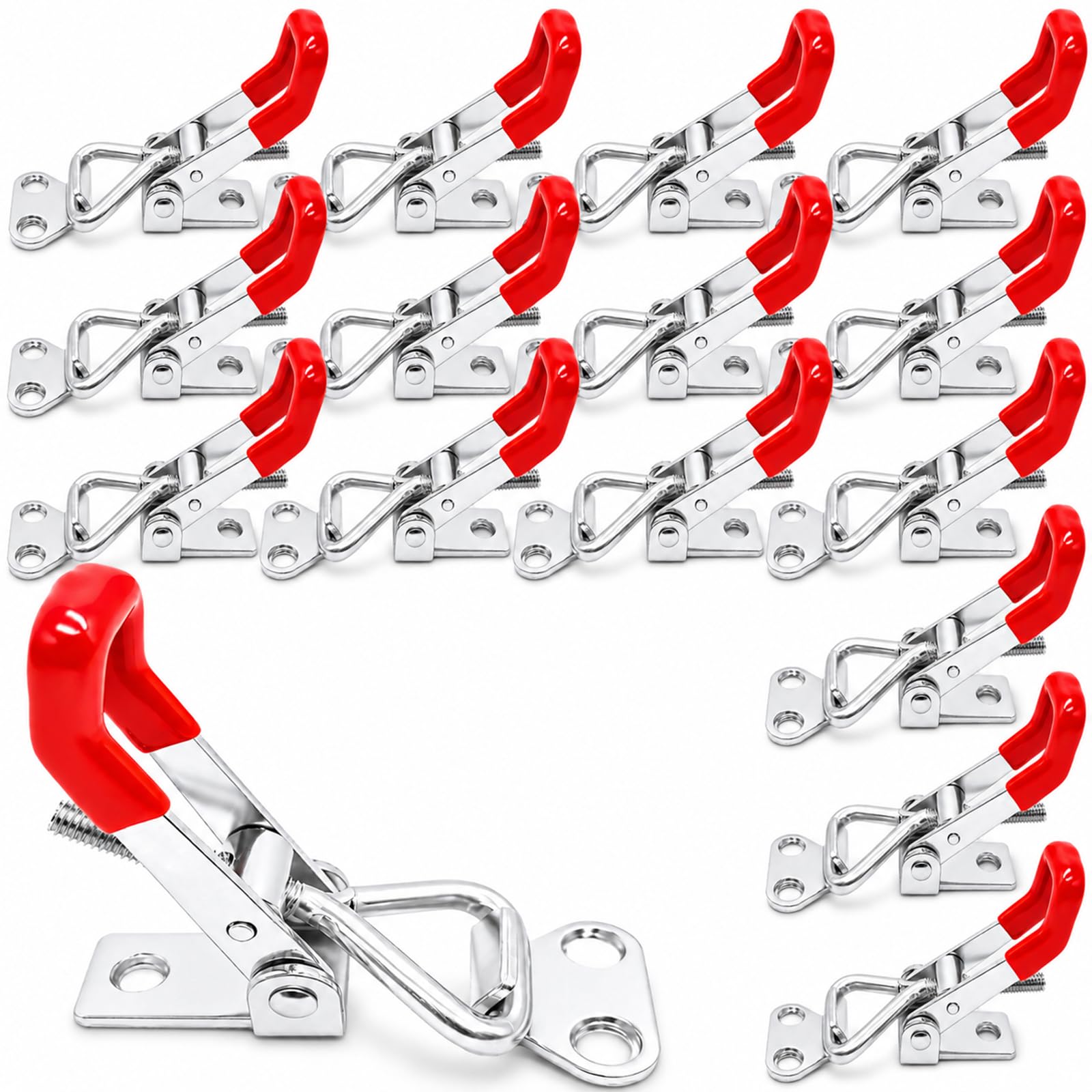 16 Pack Toggle Latch Clamp, 330 Lbs Quick Release Pull Latches