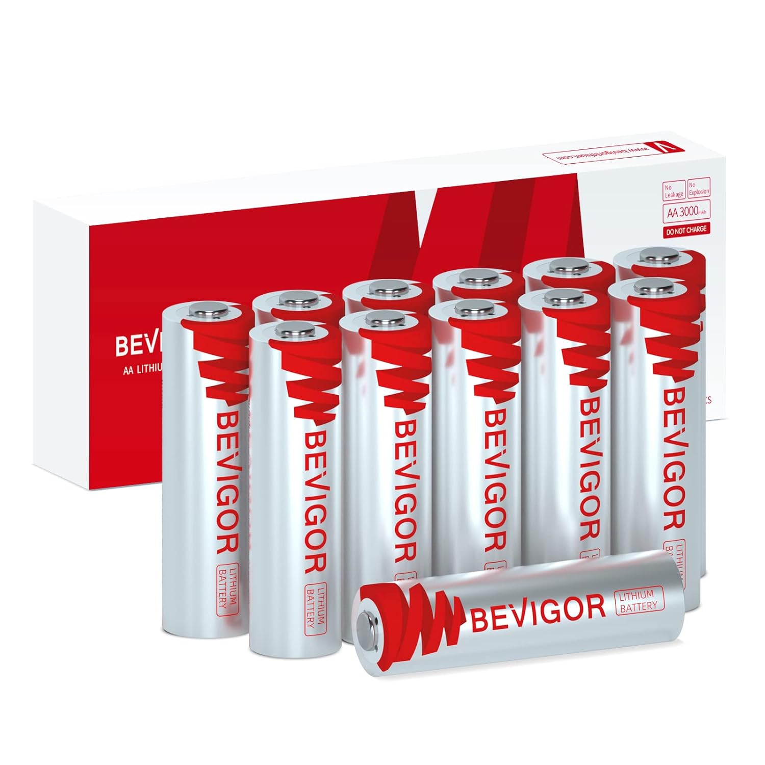 BEVIGOR Lithium Batteries AA 12Pack 3000mAh 1 5V Double A Lithium Battery Longer Lasting AA Batterie for Blink