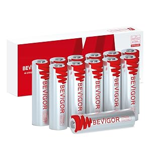 BEVIGOR Lithium Batteries AA 12Pack 3000mAh 1 5V Double A Lithium Battery Longer Lasting AA Batterie for Blink