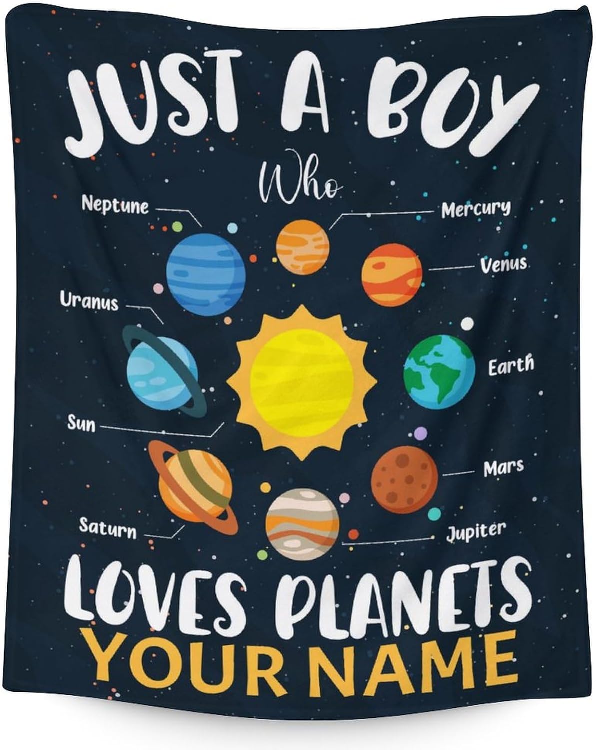 Custom Blanket with Name for Kids Soft, Fuzzy