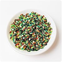 Vista 21 de 4.23 oz Loose Sequins,6 mm Cup Iridescent Spangles for DIY,Glitter Flower Embroidery Sequins for Jewelry Making Handmade Decorations(White 1)