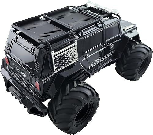 Vista 26 de Threeking 1:16 Camión monstruo impermeable juguetes RC Cars anfibio control remoto camiones 4WD todo terreno todoterreno Pickup juguete para 6 7 8 9
