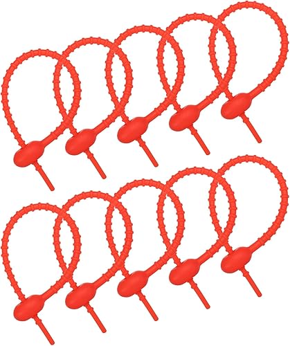 Miniatura 7 de MECCANIXITY Paquete de 15 bridas de silicona reutilizables de 8.5 pulgadas para el hogar, oficina, cocina, organizador de bolsas de alimentos,