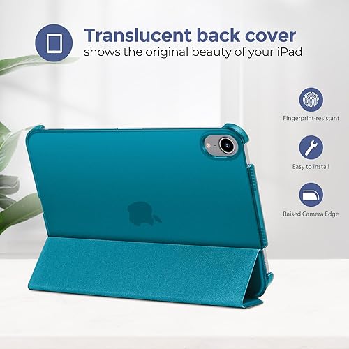 Miniatura 81 de ProCase Funda inteligente para iPad mini 7 A17 Pro 2024/iPad Mini 6 2021 8.3 pulgadas iPad mini 7ª/6ª generación, cubierta trasera dura para iPad