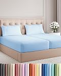 Queen Size 4 Piece Sheet Set - Comfy Breathable & Cooling Sheets - Hotel Luxury Bed Sheets for Women & Men - Deep Pockets, Easy-Fit, Extra Soft & Wrinkle Free Sheets - White Oeko-Tex Bed Sheet Set