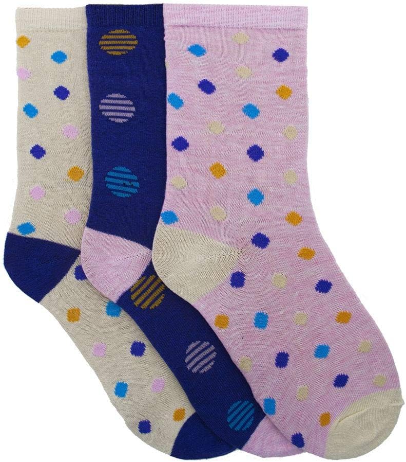 Undercover Ladies Cotton Rich Pattern Design Ankle Socks 6 or 12 Pairs