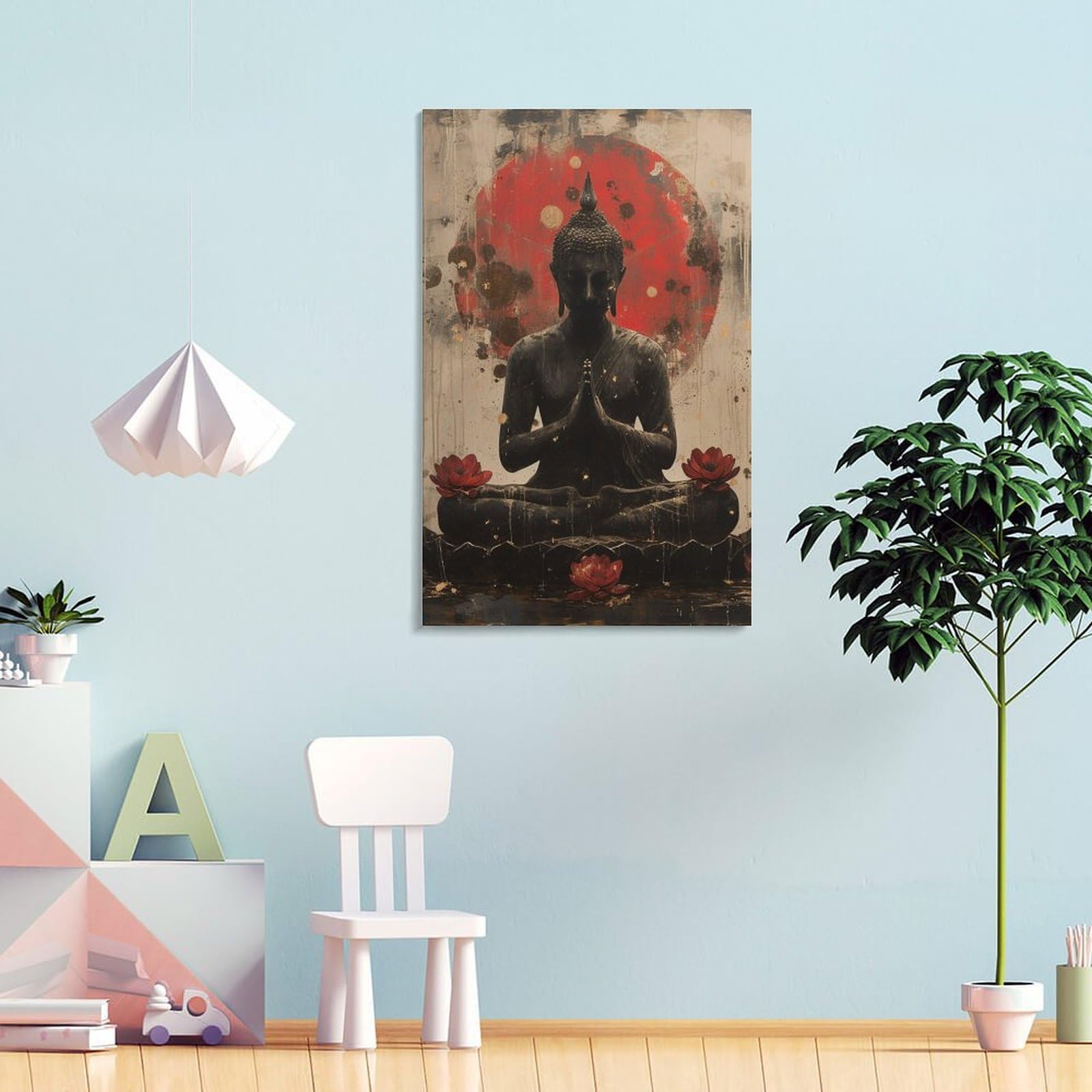 YTPONBCSTUG Cuadro Lienzo Pintura Cartel Buda Impresión De Imagen Cuadros Decorativos Sala De Estar Cuarto De Baño Comedor Decoración De Pared