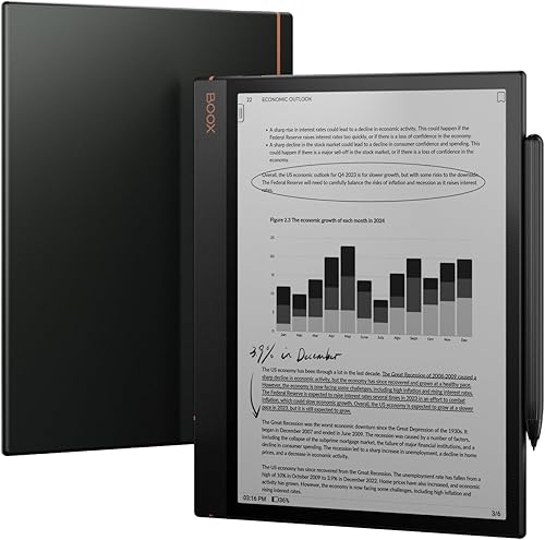 BOOX Tablet Nota Air3 BW E Tableta de tinta 10.3 ePaper 4G 64G Tableta de papel (227 PPI)