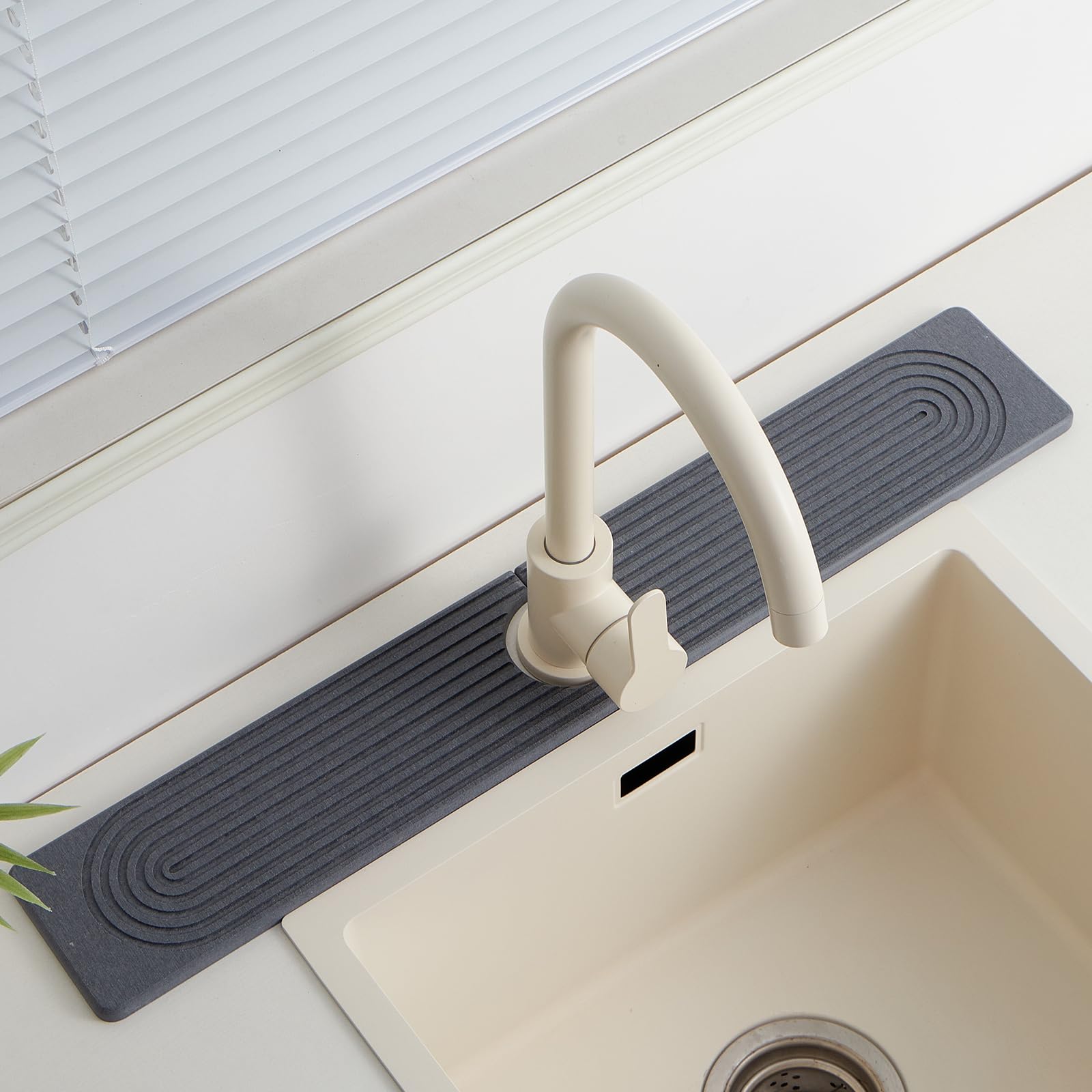 Stone Faucet Mat - Fast Drying Sink Protector -12 Stone Faucet Mat - Fast Drying Sink Protector -12