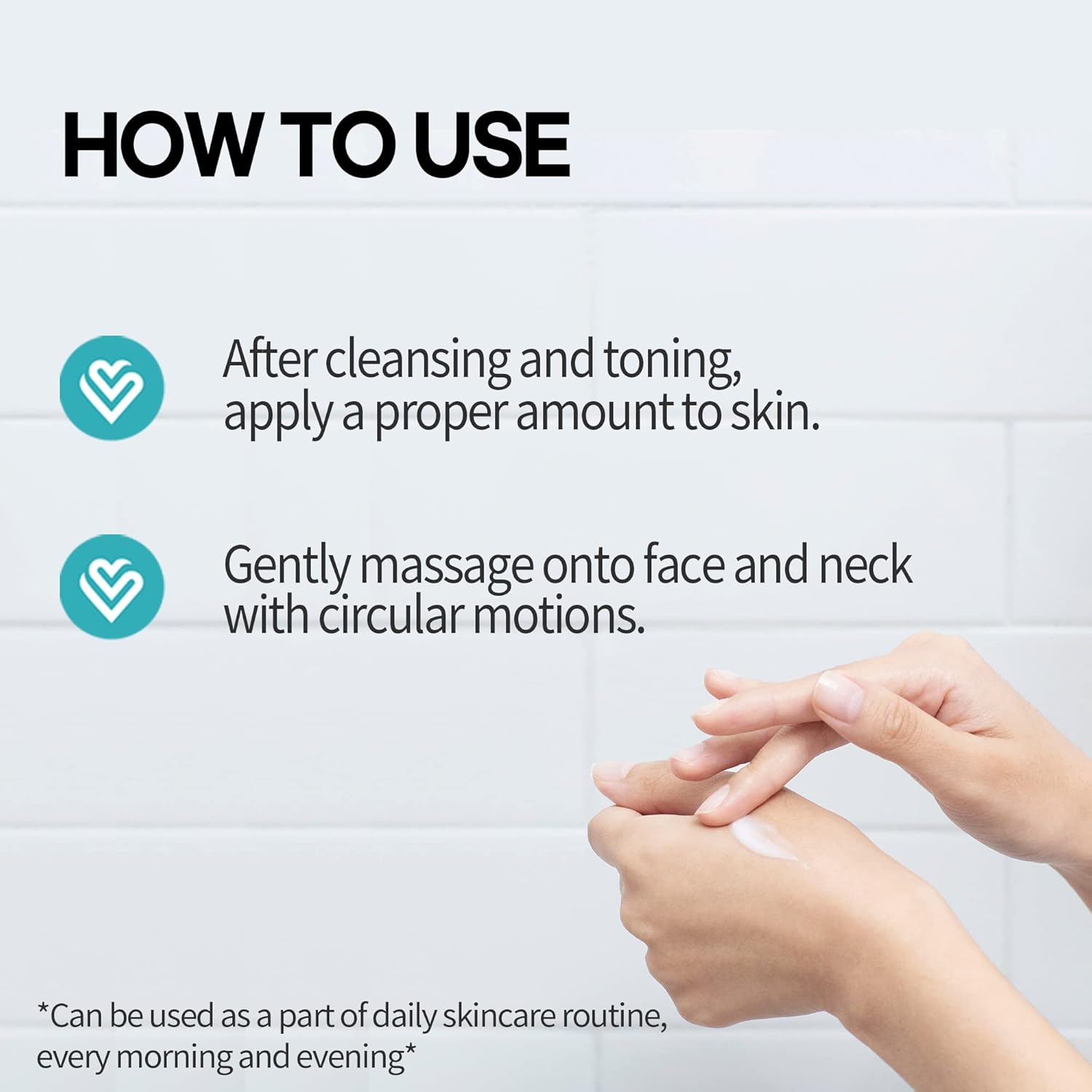 Centella Asiatica Extract Intensive Face Moisturizing Cream, Lifting and Brightening, Adenosine and Niacinamide, Korean Skincare - 1.69 Fl. Ounce - Image 8