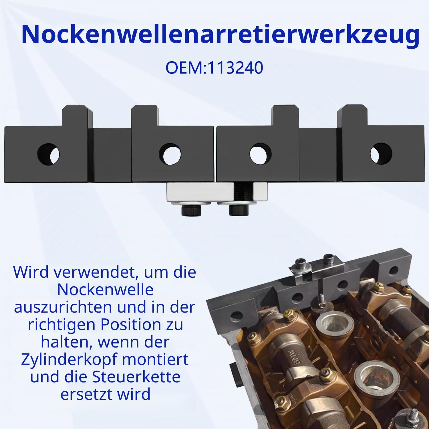 ZKTOOL Double-Vanos-Nockenwellen-Arretierwerkzeug-Set für BMW