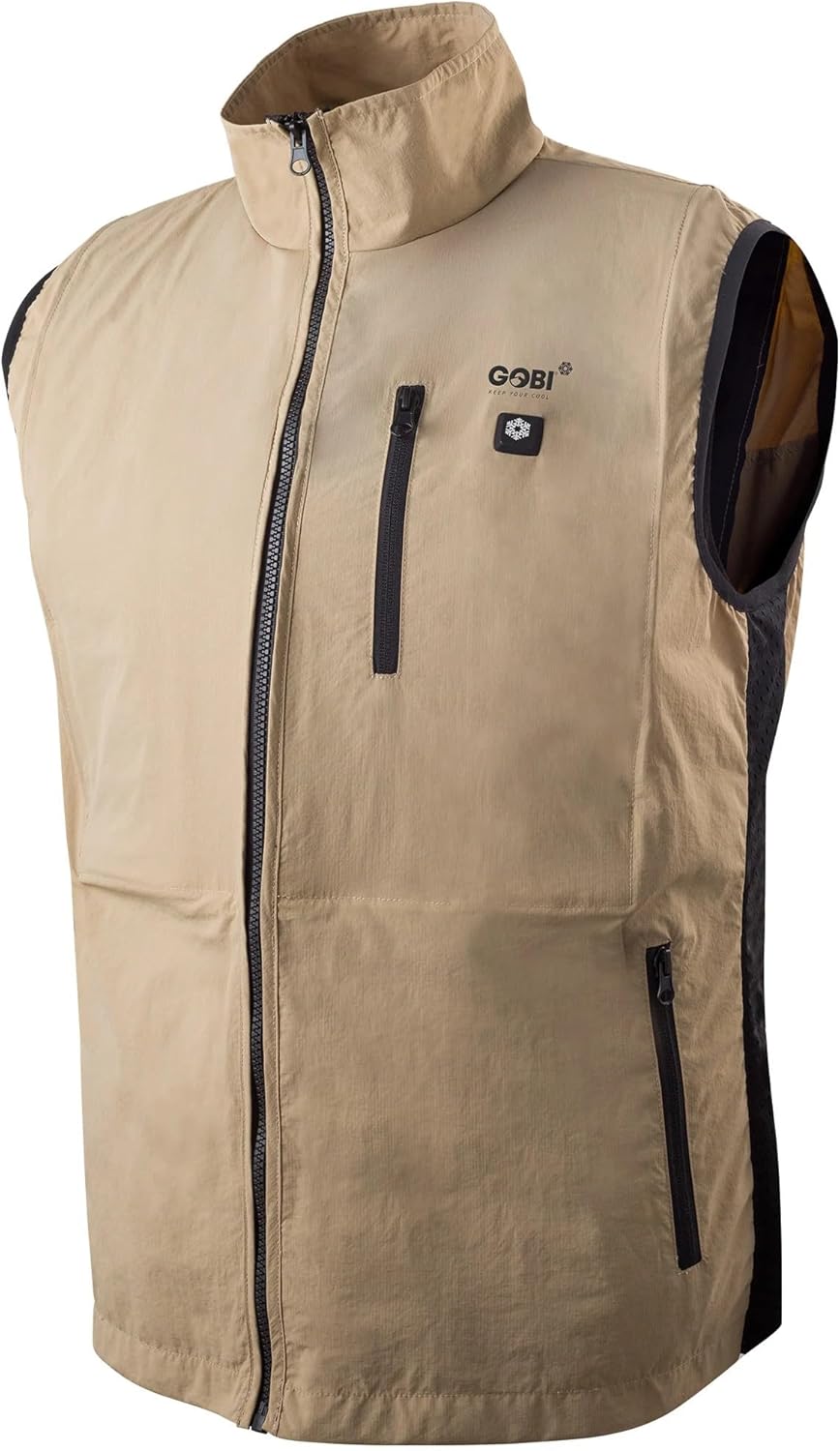 Gobi Heat Men's Canyon Cooling Vest Summer Cooling Lightweight, Breathable Gear with Ice Water Circulation