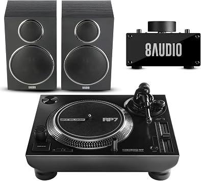 Reloop RP-7 Professional 7 Inch Vinyl Turntable System Bundle