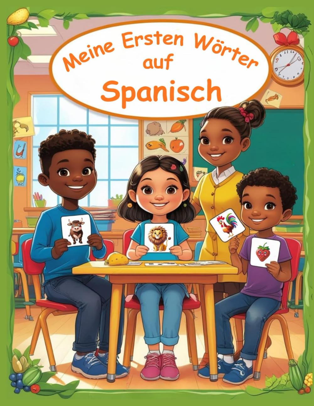 Meine Ersten Wörter auf Spanisch: Spanisch lernen für Anfänger, Spanisch - Deutsch Lernbuch für Kinder und Anfänger | Zweisprachiges Bildwörterbuch für Kinder.