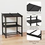Adjustable Dumbbell Rack, 3 Tier Adjustable Dumbbell Stand, Holds 550LBS, Heavy Duty Dumbbells Weight Rack, Kettlebell Stand for Home Gym Strength Training, Rack Only