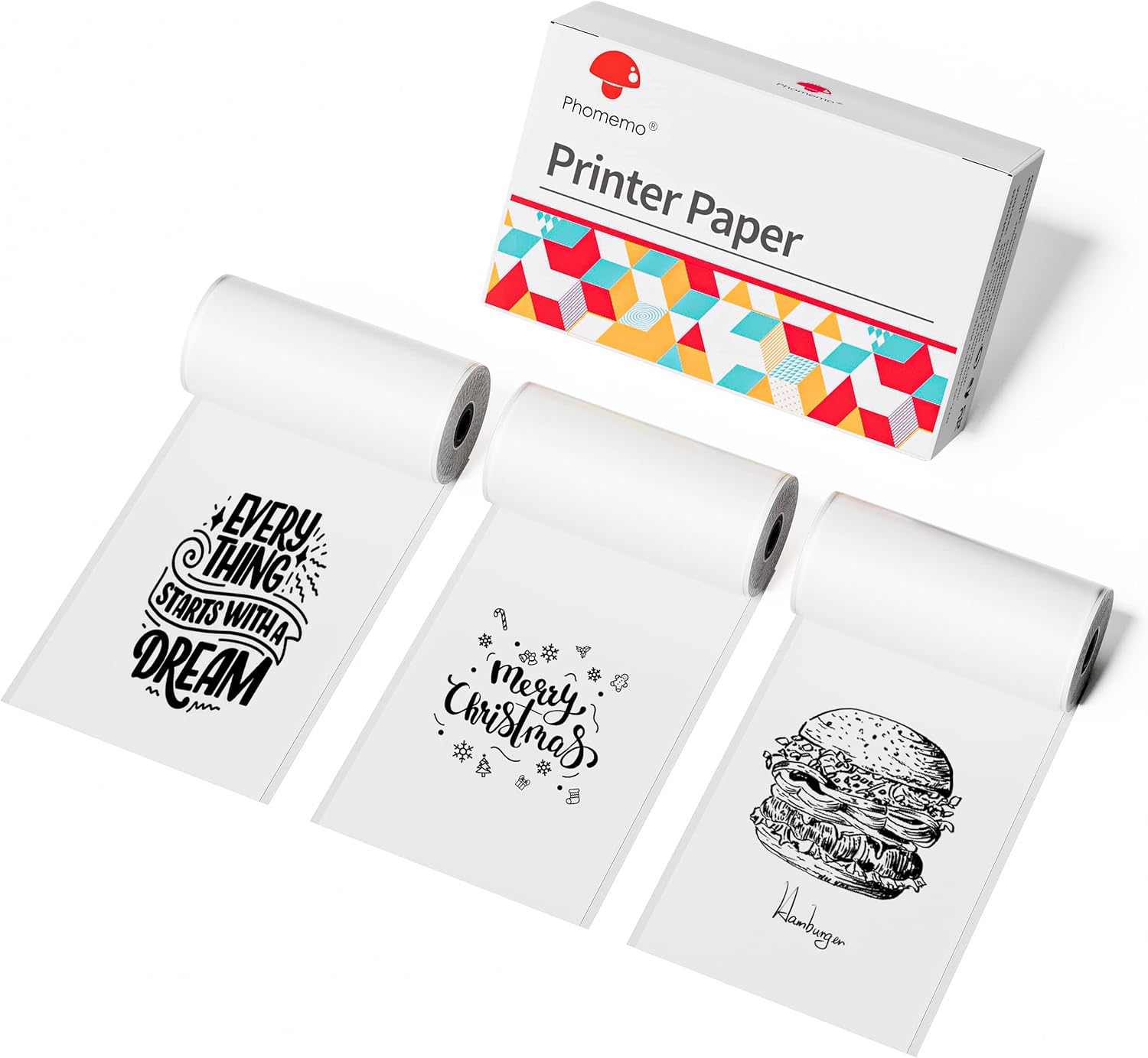 Phomemo Printer Paper 53 mm for M02, M02S, M02Pro, M03, M03AS Mini