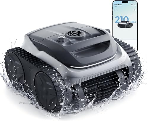 C10P Cordless Pool Vacuum Up to 420 Min Runtime for Inground & Above Ground Pool, Triple Motor Pool Cleaner Robot with App & Smart Navigation, Floor Wall Waterline Clean