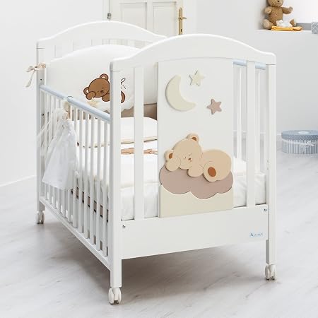 Chambre De Bebe Set Complet Nanna Mia Avec Lit Bebe Table A Langer Matelas Et Parure De Lit Azzura Design Italie Neuf Amazon Fr Bebe Et Puericulture