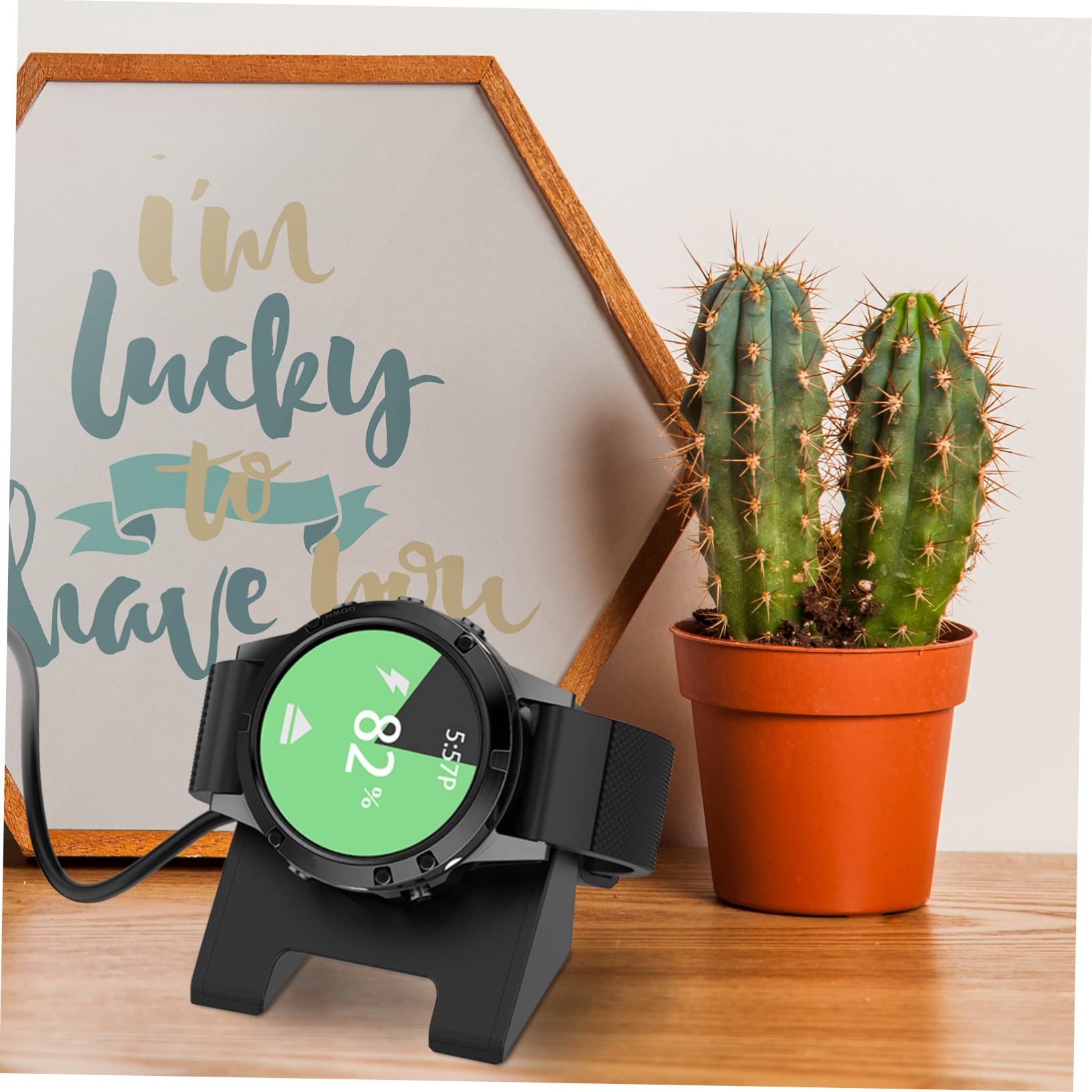 UKCOCO 5pièces Station De Charge pour Montre Connectée Chargeur Et Fiable avec Performance Antibruit Câble De Chargement USB pour Montres Sportives