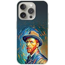 iPhone 15 Pro Max Uyumlu  effaf K l f Vincent Van Gogh Tasar ml
