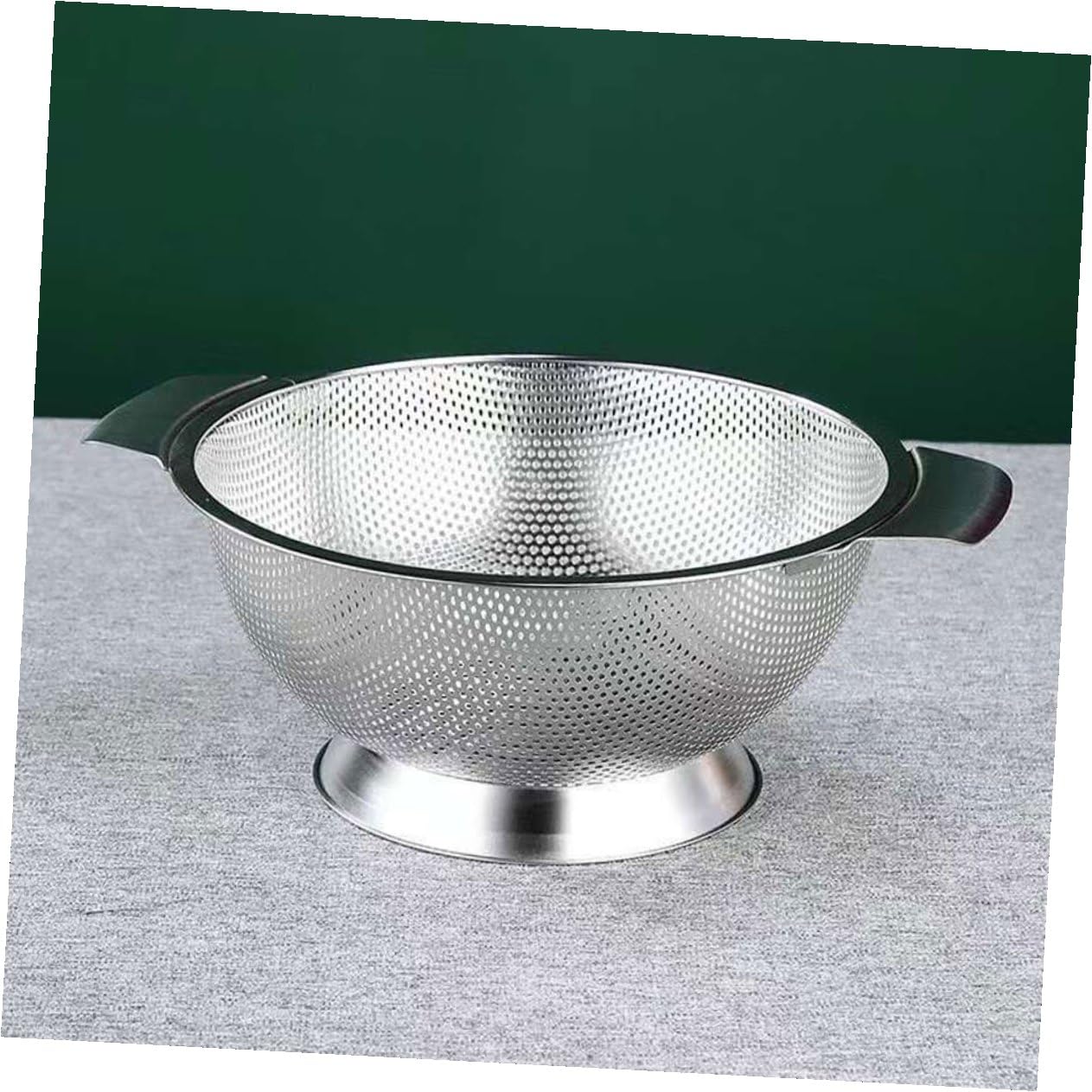 DOITOOL Colador de Arroz Resistente y Práctica de Acero Inoxidable Malla Fina para Limpiar y Escurrir Arroz y Frutas Cesta de Drenaje Cocina