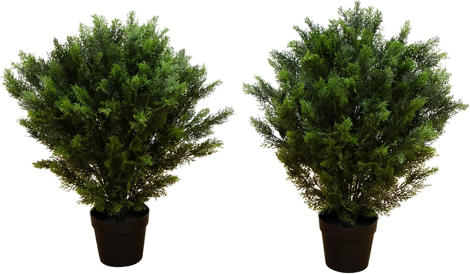 Nearly Natural 3ft Cedar Artificial Tree - UV Resistant, Realistic Greenery, Indoor/Outdoor Decor, Comes in Set of 2, Perfect for Home, Office, Patio Display