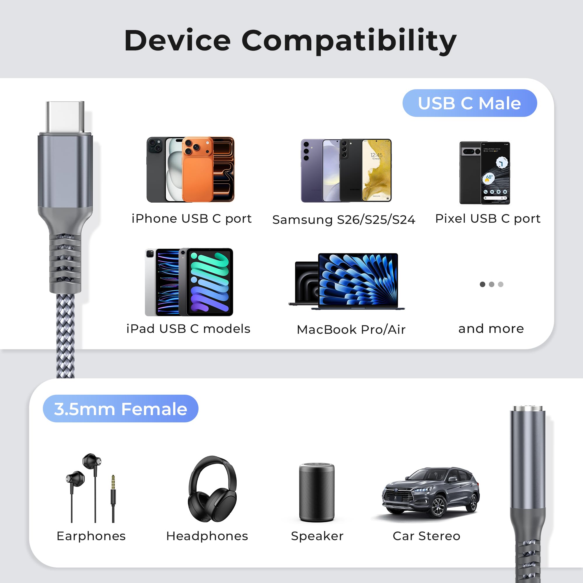 Amazon.com: Basesailor for iPhone 17 17e 16 Pro Max Headphone Jack