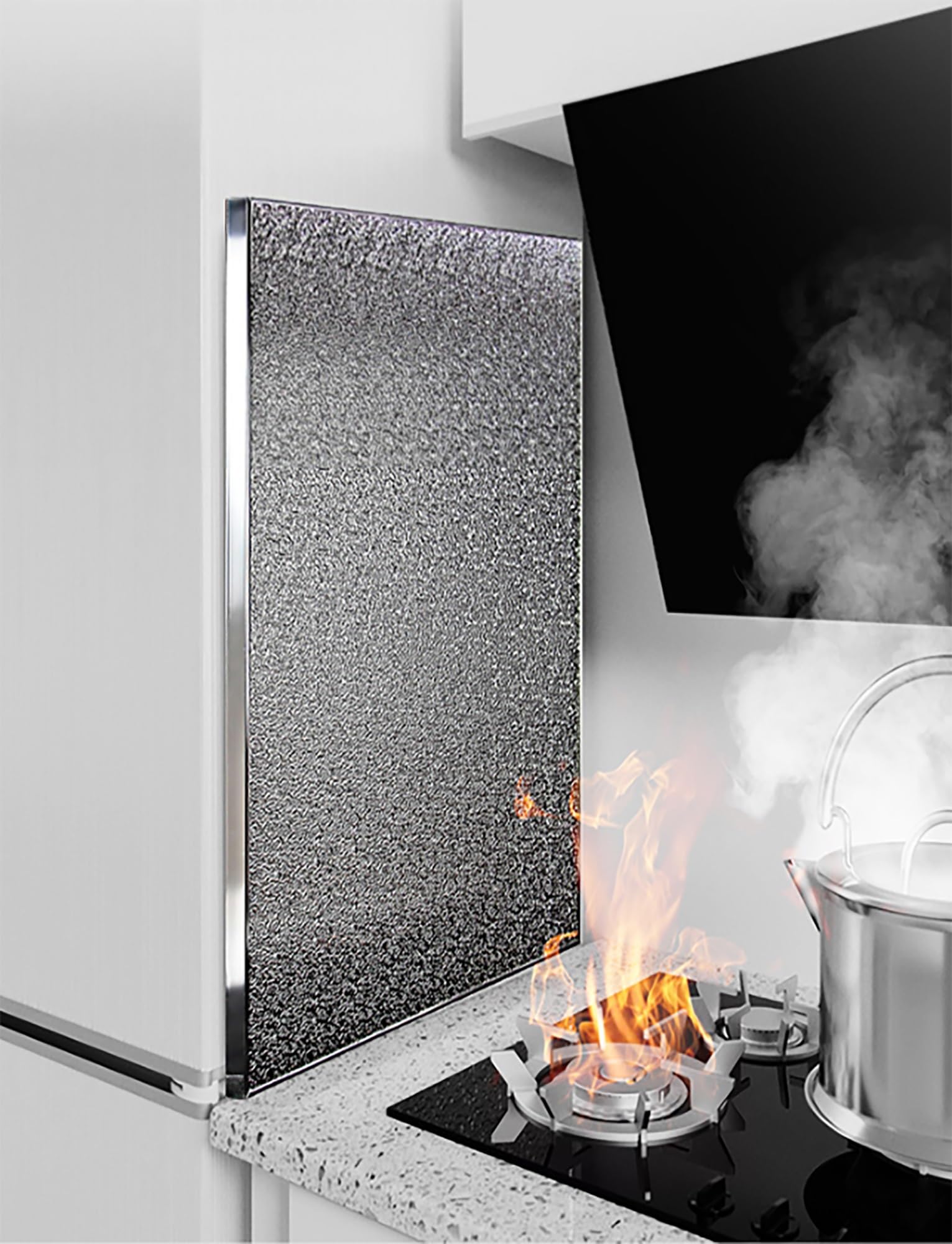 Pare-éclaboussures pour cuisinière à gaz pour bloquer les projections d'huile