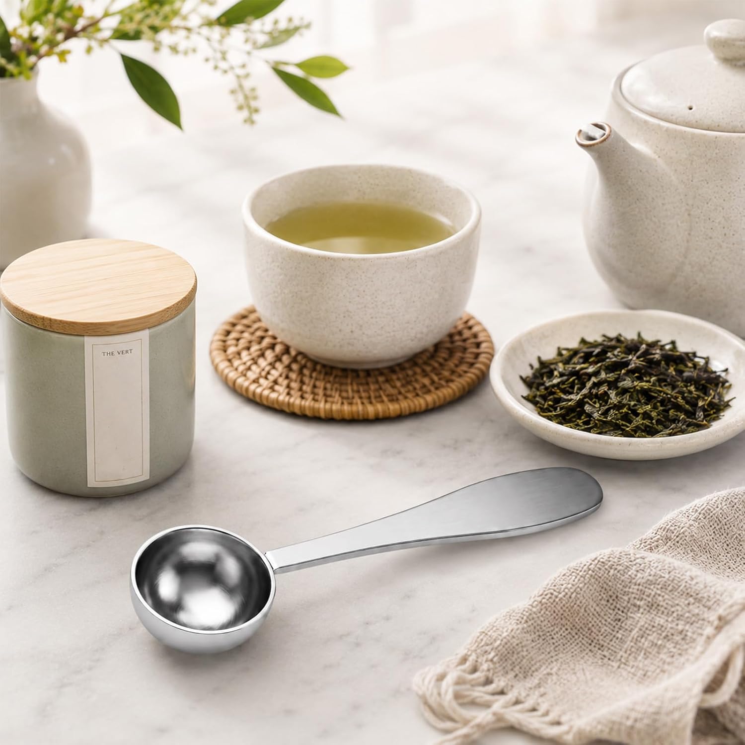 2 Pcs Tea Measuring Spoon for Loose Tea