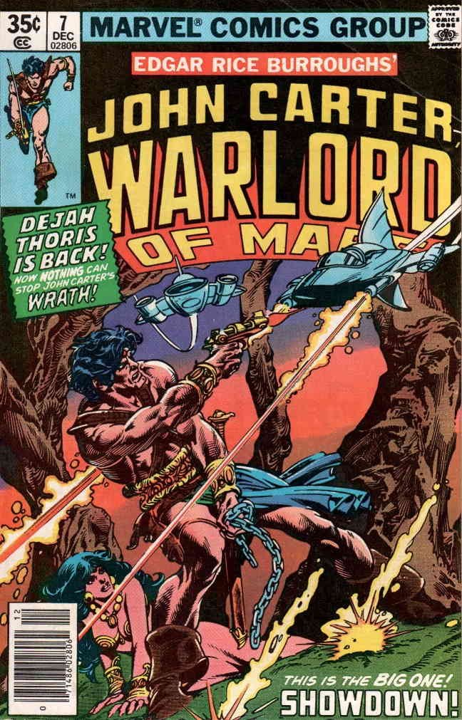 Amazon.com: John Carter, Warlord of Mars #7 VG ; Marvel comic book