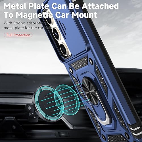 Miniatura 3 de Funda para Samsung Galaxy S23, Galaxy S23, con protectores de pantalla y funda para cámara, grado militar 16 pies. Funda a prueba de caídas con