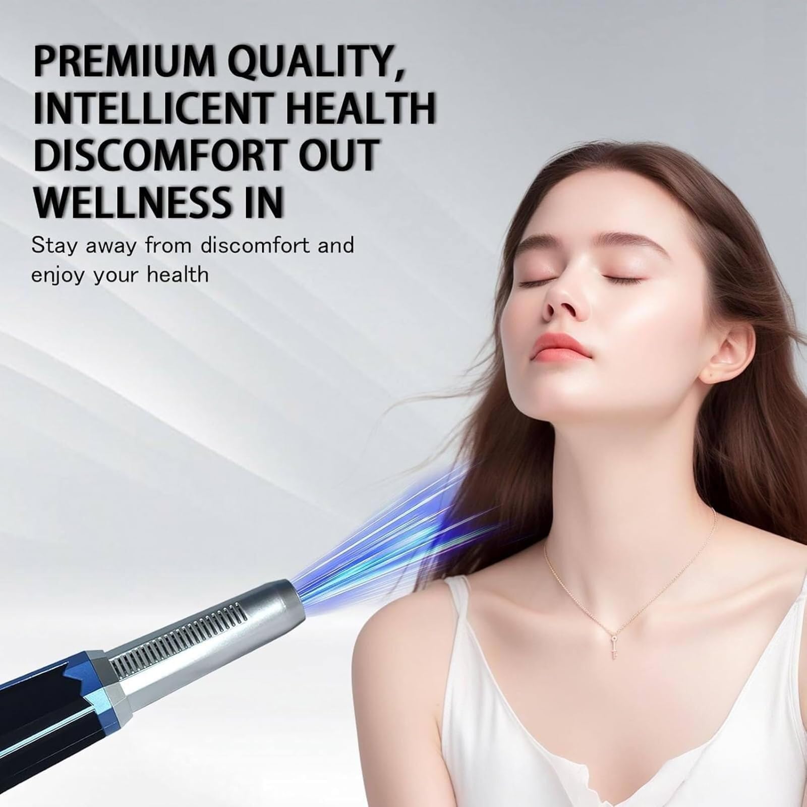 Terahertz Appareil thérapeutique pour la guérison, niveaux de température réglables, libère des ions négatifs, favorise la réparation cellulaire, améliore la qualité du sommeil, soulage le stress
