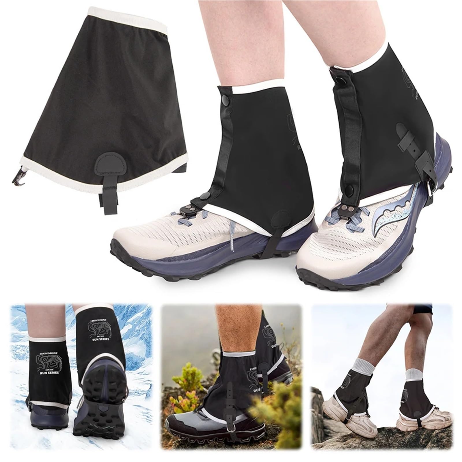 Guêtres Guêtres de Protection des Jambes, guêtres légères for Bottes Ski, for l'escalade, Le Camping et la randonnée pour Randonnée en Plein