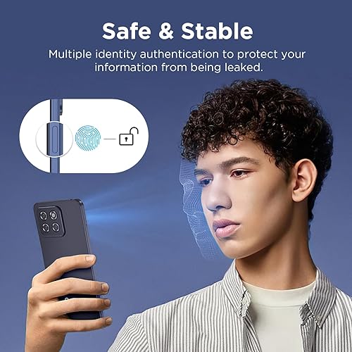 Miniatura 5 de CWOWDEFU Teléfono celular Android desbloqueado, teléfono inteligente de 6.8 pulgadas, 12 (6+6) GB de RAM con 128 GB de ROM, Dual SIM 4G, Octa-Core,