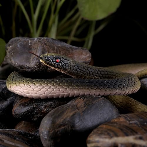 Miniatura 4 de Serpiente de goma realista regalos de mordaza de plástico divertido serpiente 47 pulgadas