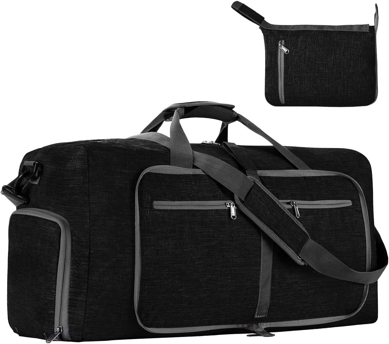 LE FUTUR 115L Foldable Travel Duffle Bag,Foldable Travel Bag with Shoes Compartment