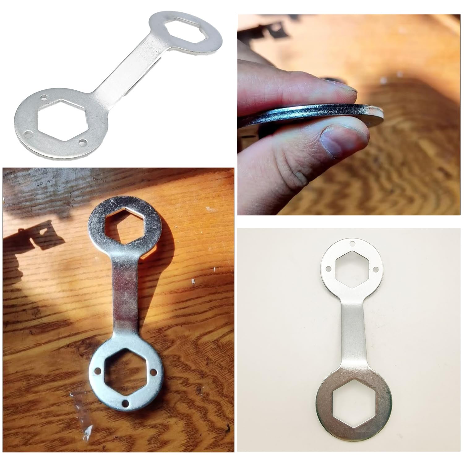 TorSor 2 Pack Washer Spanner Wrench 36mm 38mm Double-ended Hex Tub