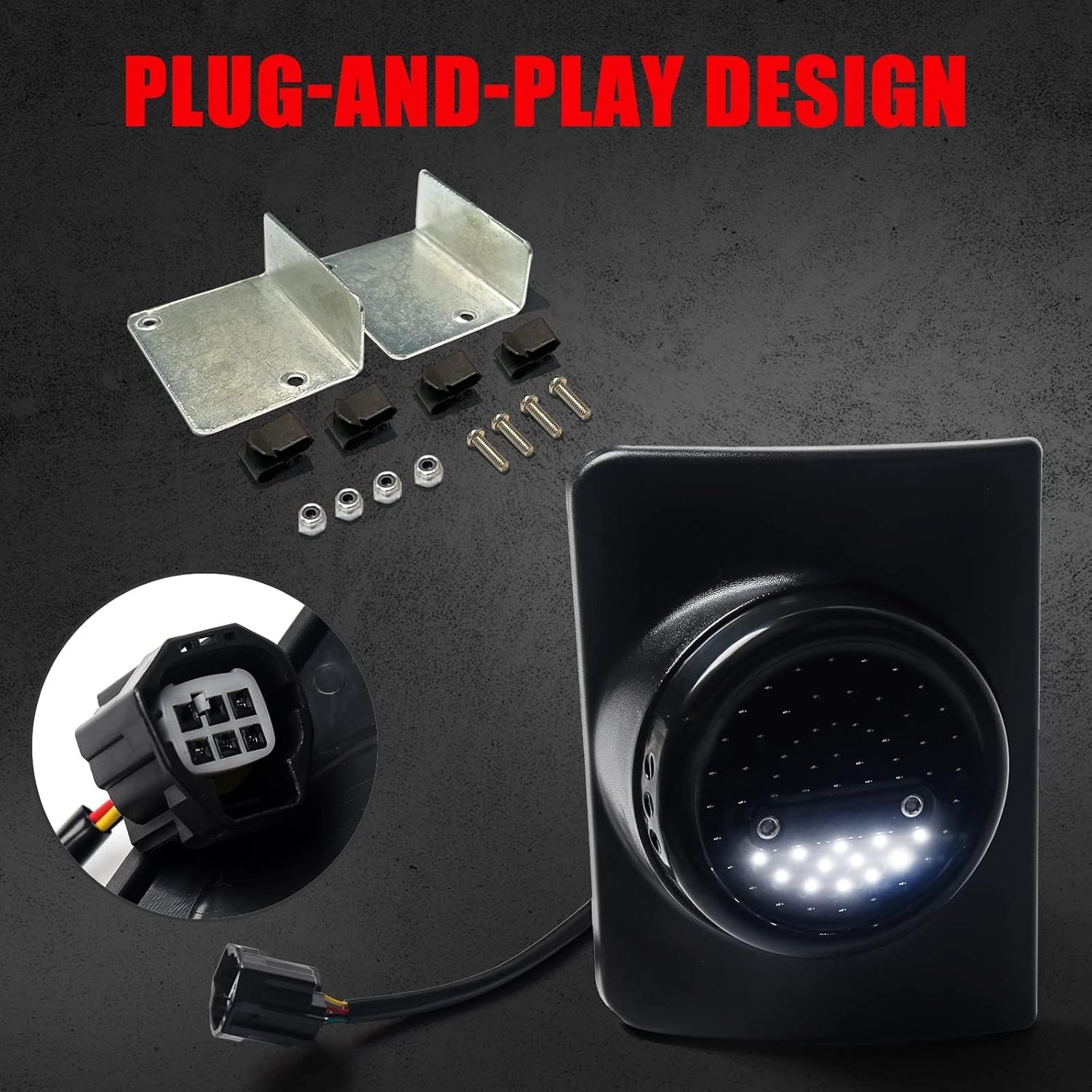 LED Tail Lights for Jeep Wrangler JK JKU 2007-2018 [DOT Approved] [Smoked Lens] [Plug n Play] Gen5