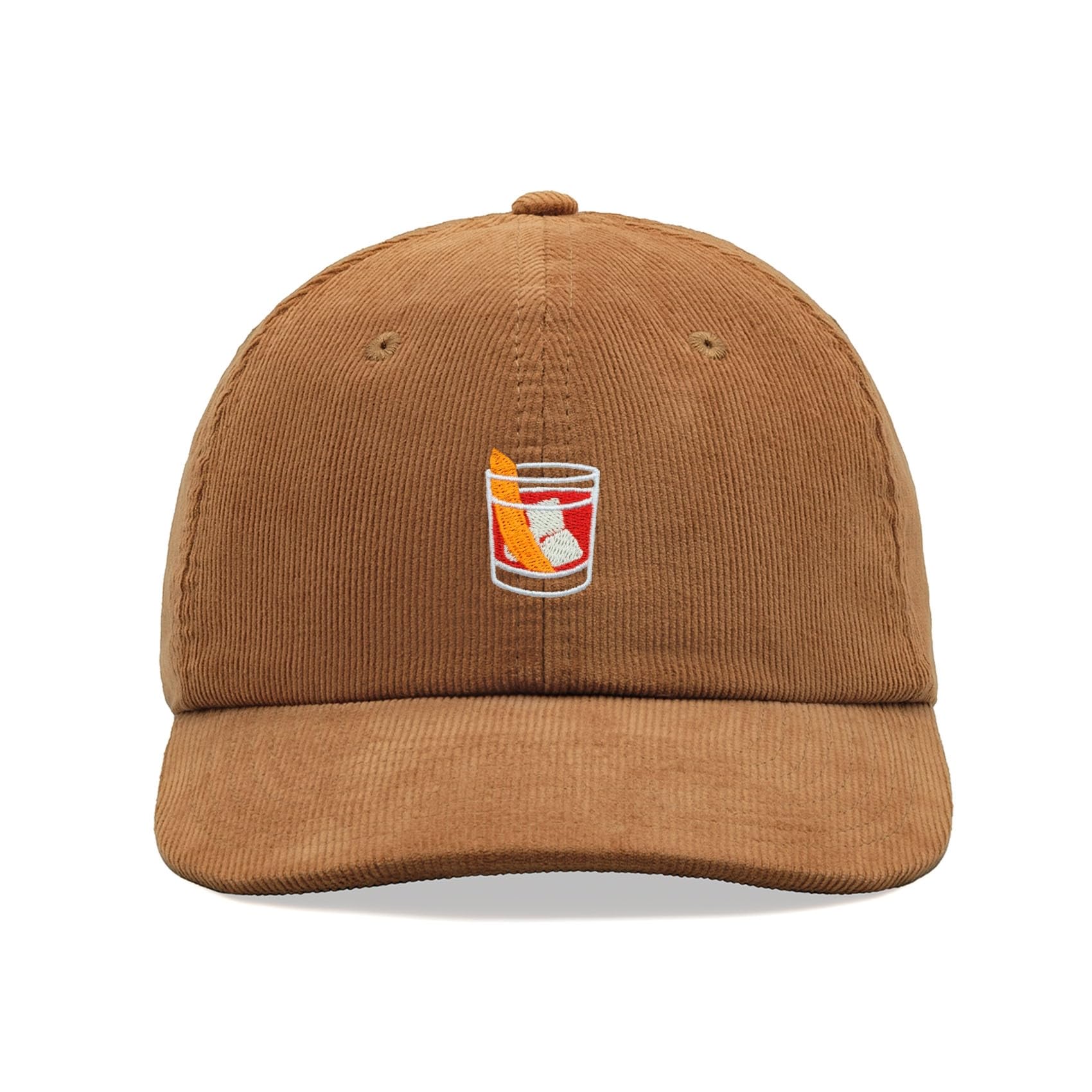 Cap Base Unisex Camel Negroni Cocktail Corduroy Baseball Cap Vintage Dad Hat Adjustable