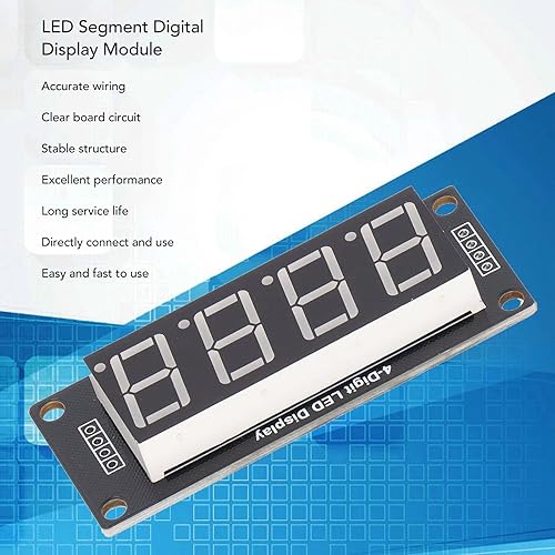 Miniatura 10 de 4 módulos de segmento digital Tm1637 Pantalla digital LED de 4 dígitos de 7 segmentos Pantalla digital LED de 0.56 pulgadas, pantalla de reloj de