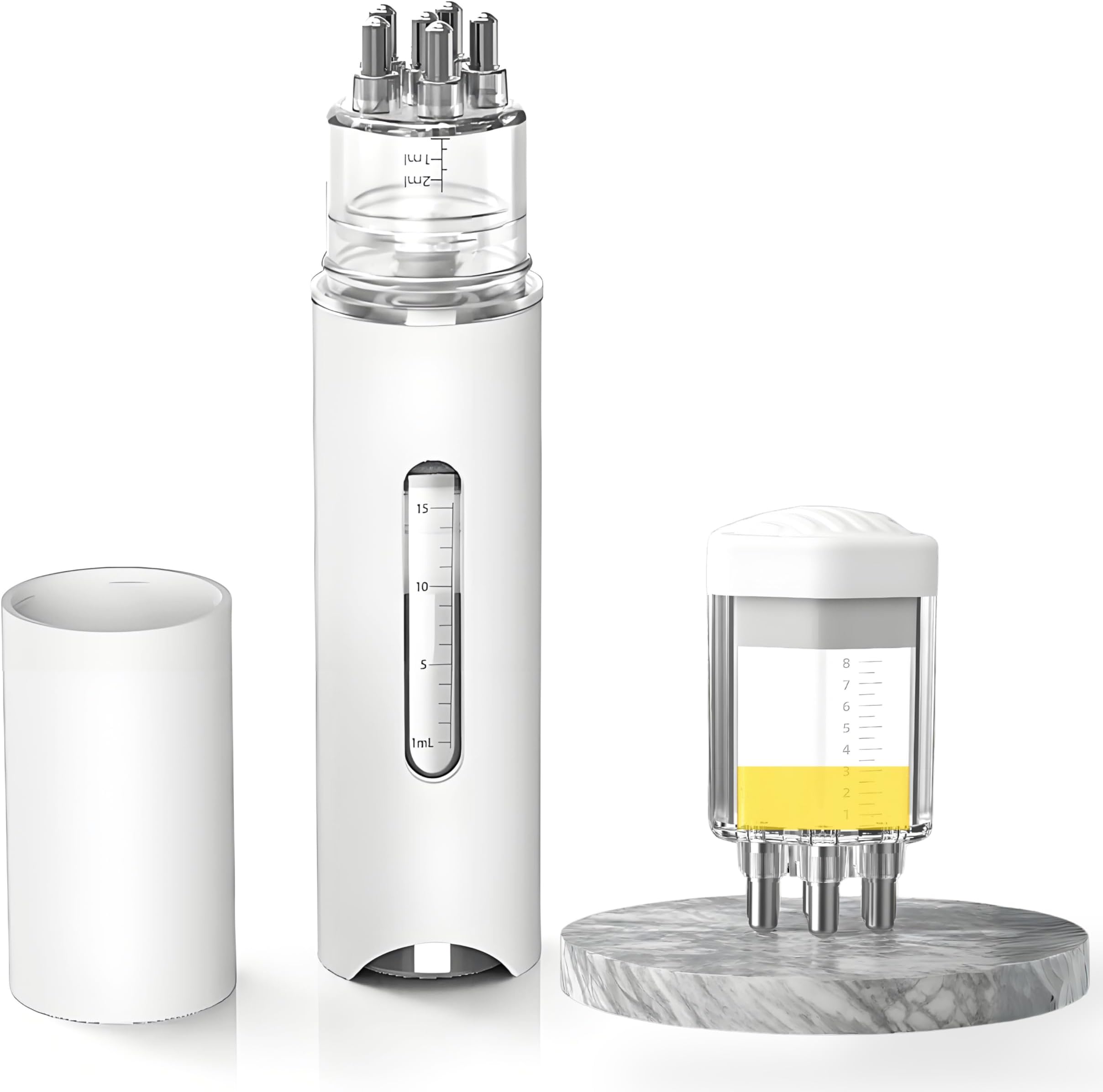 Minoxidil Applicator - 15ml 2 in 1 Massage Scalp Comb with Mini Bottle Hair Oil Applicator - Anti-Hair Loss Scalp Care Tool for Minoxidil & Essential Oil Serum