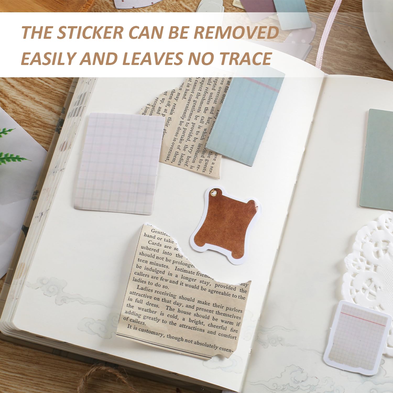 Adesivi Per Scrapbooking Con Cornici In Stile Europeo - 10 Fogli PET Con Motivi Floreali E Vintage