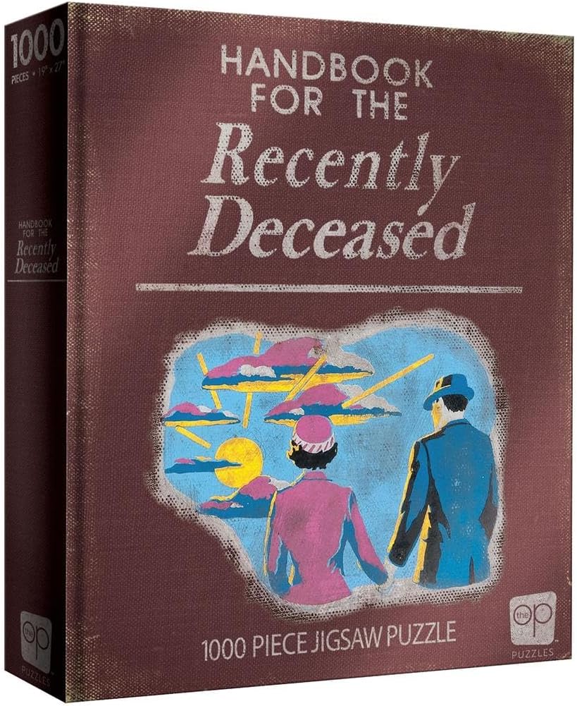 Beetlejuice Handbook for The Recently Deceased 1000 Piece Jigsaw Puzzle | Collectible Puzzle Featuring Fictional Book from Tim Burton Film | Officially Licensed Beetlejuice Merchandise