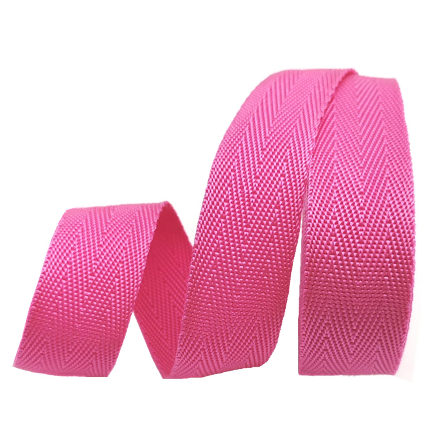Taśma polipropylenowa, ciężka taśma PP o szerokości 38 mm(Rose Red,20 yard)