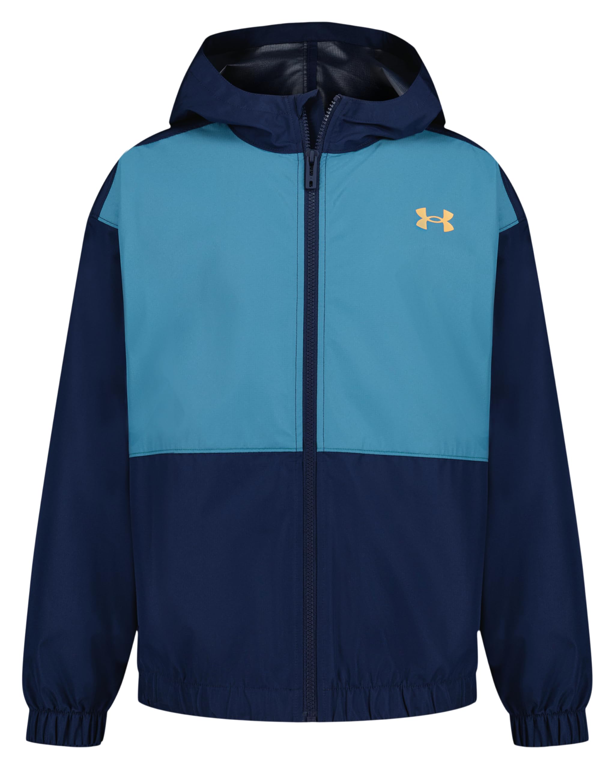 Under Armour Boys Packable Windbreaker Jacket with UA Storm Technology, Lightweight Windproof & Water-Repellent Shell, Packaway Into Own Pocket, 12-13 Years, Academy