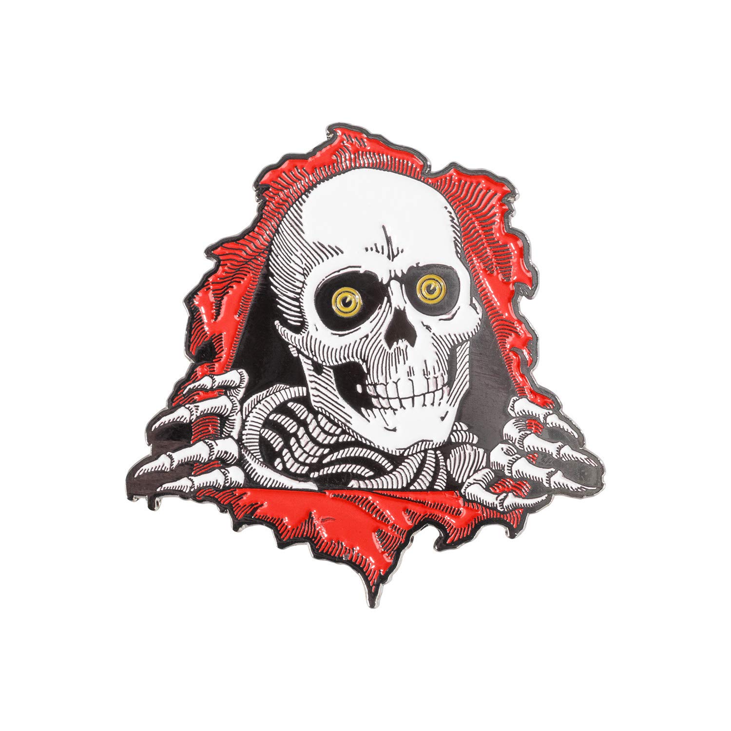 Peralta Ripper 2 Red Skateboard Lapel Pin